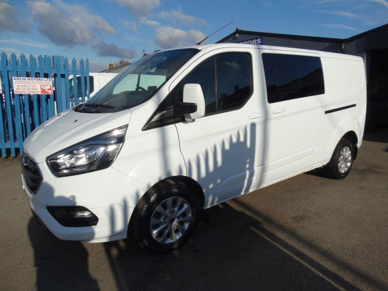 FORD TRANSIT CUSTOM 2.0 320 EcoBlue Limited Crew Van Auto L2 H1 Euro 6 (s/s) 5dr (6 Seat)