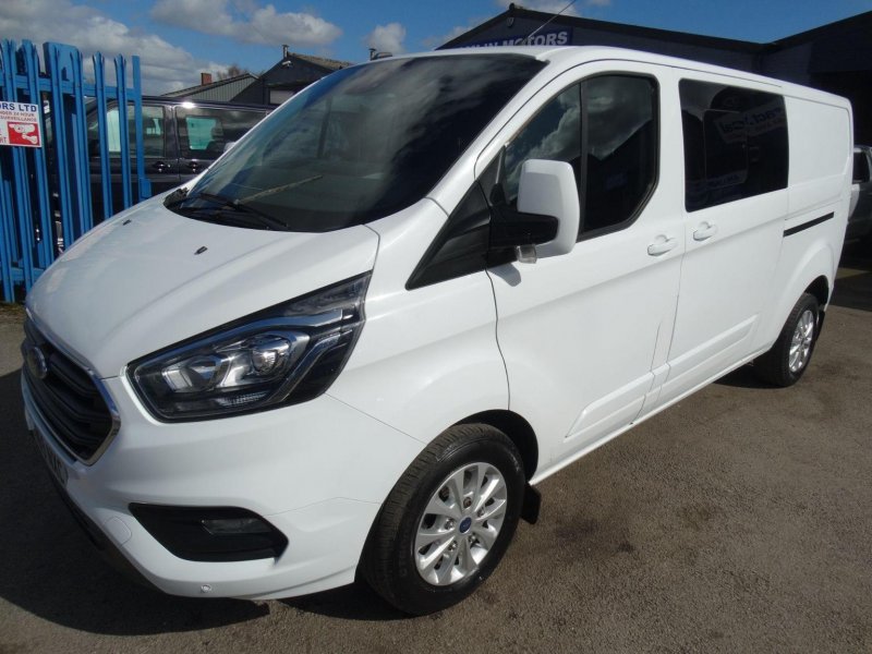 FORD TRANSIT CUSTOM 2.0 320 EcoBlue Limited Crew Van L2 H1 Euro 6 (s/s) 5dr (6 Seat)
