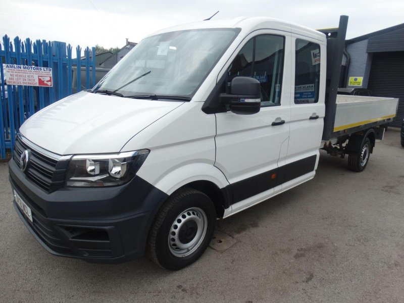 VOLKSWAGEN CRAFTER 2.0TDI CR35 LWB D/CAB DROPSIDE 7SEAT EU6